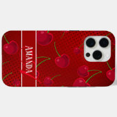 Bright Red Cherries Case-Mate iPhone Hülle (Rückseite (Horizontal))