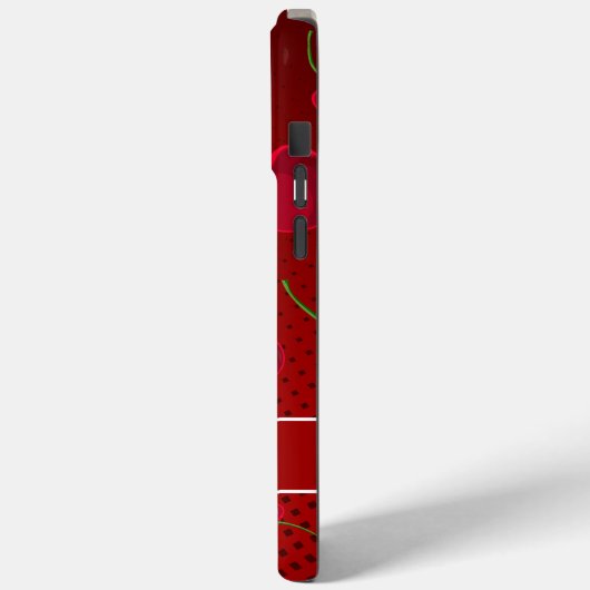 Bright Red Cherries Case-Mate iPhone Hülle (Rückseite / Links)