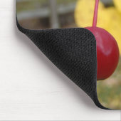 Bright Red Crab Apples Mousepad (Ecke)