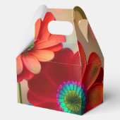 Bright Red Daisy Flowers Geschenkschachtel (Vorderseite)