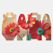 Bright Red Daisy Flowers Geschenkschachtel (Ungeklappt)