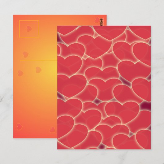 Bright Red Desire Postkarte (Vorne/Hinten)