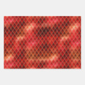 Bright Red Dragon Scales Geschenkpapier Set (Vorderseite 2)