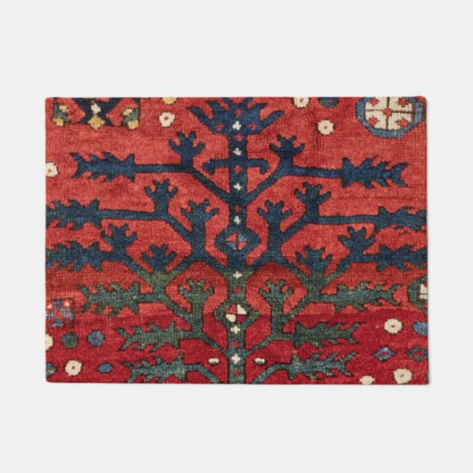 Bright Red Persian III Geometrie Fußmatte (Vorderseite)