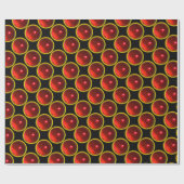 BRIGHT RED RUBY GEM STONES GESCHENKPAPIER (Flach)