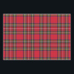 Bright Red Scottish Christmas Kariert Tartan Geschenkpapier Set<br><div class="desc">Bright Red Scottish Christmas Kariert Tartan</div>