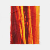 Bright Red Sunset Fleecedecke (Vorderseite)