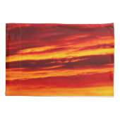 Bright Red Sunset Kissenbezug (Rückseite)