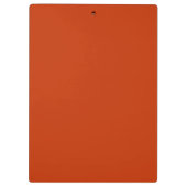 Bright Red Sunset Klemmbrett (Rückseite)