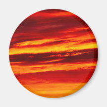 Bright Red Sunset