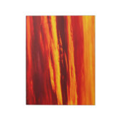 Bright Red Sunset Notizblock (Rotiert)