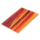Bright Red Sunset Notizblock (angewinkelt)