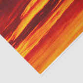 Bright Red Sunset Seidenpapier (Ausschnitt)