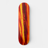 Bright Red Sunset Skateboard (Vorderseite)