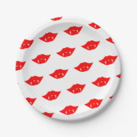 Bright Red Vampire Lips