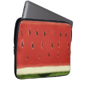 Bright Red Watercolor Watermelon Electronics Bag Laptopschutzhülle (Vorne Rechts)