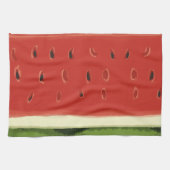 Bright Red Watercolor Watermelon Küchentücher (Horizontal)