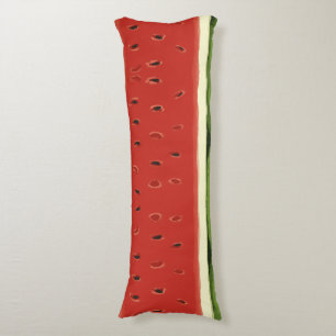 Bright Red Watercolor Watermelon Locarno Seitenschläferkissen