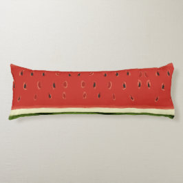 Bright Red Watercolor Watermelon Locarno Seitenschläferkissen