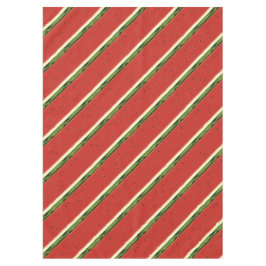 Bright Red Watercolor Watermelon Tableclout Tischdecke