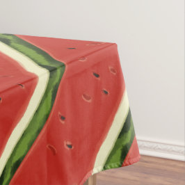 Bright Red Watercolor Watermelon Tableclout Tischdecke
