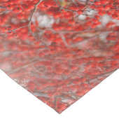 Bright Red Winterberries Holly Trees Berries Großer Tischläufer (Ecke)