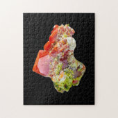 Bright Red Wulfenite Crystal Jigsaw Puzzle (Vertikal)