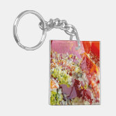 Bright Red Wulfenite Specimen Schlüsselanhänger (Vorderseite links)