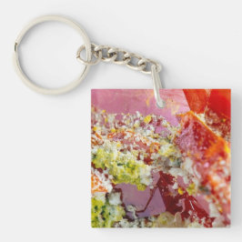 Bright Red Wulfenite Specimen Schlüsselanhänger