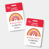 Bright Regenbogenschullehrer oder Studentenpass Ausweis (Vorder- & Rückseite)