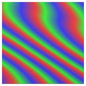 Bright RGB Stoff (Nahaufnahme)