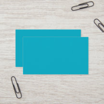 Bright Rich Sky Blue Business Cards