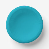 Bright Rich Sky Blue Paper Bowls Pappteller (Vorderseite)