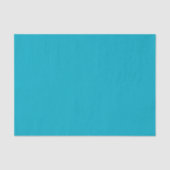 Bright Rich Sky Blue Tissue Paper Seidenpapier (Vorderseite)