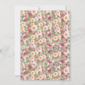 Bright Romantic Garden Save the Date Card Einladung (Rückseite)