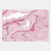 Bright-rosa Wrapping Paper Flat Sheet Set 3 Geschenkpapier Set (Vorderseite 3)