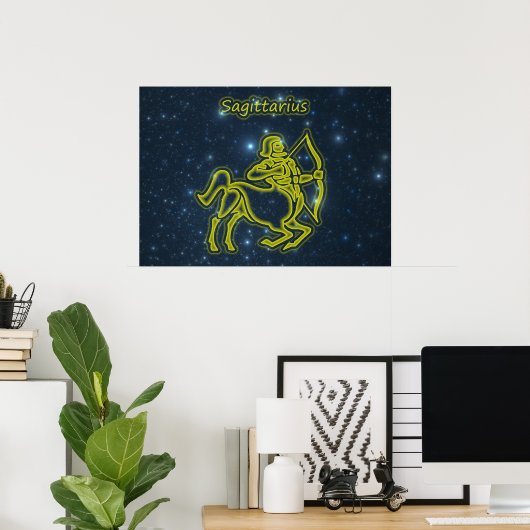 Bright Sagittarius Poster (Heimbüro)