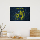 Bright Sagittarius Poster (Küche)