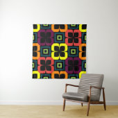 Bright seamless pattern with colorful flowers on a wandteppich (Beispiel (Horizontal))