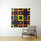 Bright seamless pattern with colorful flowers on a wandteppich (Beispiel)