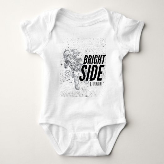 BRIGHT SEITE ASTRONAUT BABY STRAMPLER (Vorderseite)