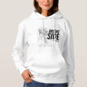 BRIGHT SEITE ASTRONAUT HOODIE (Vorderseite)