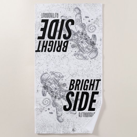 BRIGHT SEITE ASTRONAUT STRANDTUCH (Vorderseite)