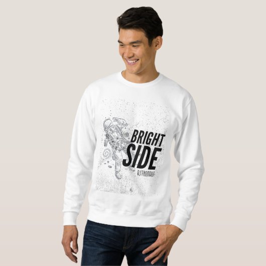 BRIGHT SEITE ASTRONAUT SWEATSHIRT (Vorne ganz)