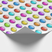 Bright Shiny 3D Balls Wrapping Paper Geschenkboxen Geschenkpapier (Ecke)