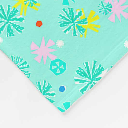 Bright & Shiny Wreath Fleecedecke (Ecke)