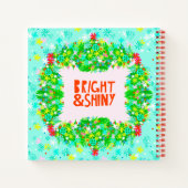 Bright & Shiny Wreath Notizblock (Rückseite)
