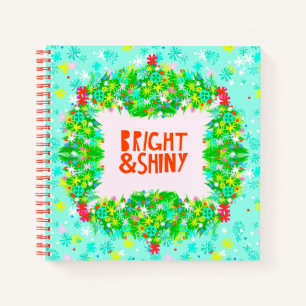 Bright & Shiny Wreath Notizblock