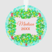 Bright & Shiny Wreath Ornament (Rückseite)