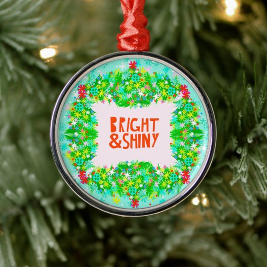 Bright & Shiny Wreath Ornament Aus Metall (Baum)